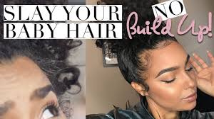 The key to getting those baby hairs perfect? Baby Hair Hack Slay Without The Buildup No Gel Or Edge Control Youtube