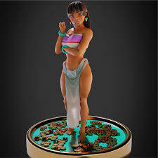 ♀️ Road to El Dorado Chel Miniature・ STL File for ・Cults