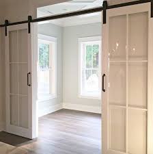 Sliding Glass Barn Door Sliding Glass Doors On Barn Door Hardware Is A Great Alternative To Barn Door Especially When The S Glass Barn Doors House Design Home