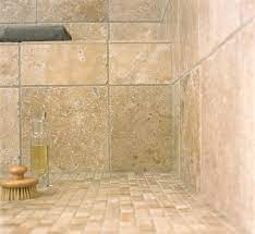 A travertine tile modern coastal bathroom. Travertine Bathroom Ideas For 2018