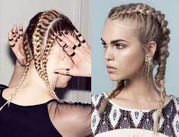 The Coachella Hair Survival Guide Inside Out Braid Coachella Hair Pigtail Braids