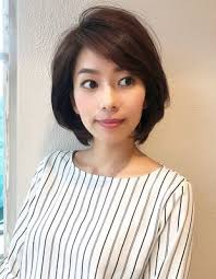 30代40代ひし形シルエットのショートボブ sh 87 ヘアスタイル 50代 ヘアスタイル ミディアム 30代 ヘアスタイル ミディアム