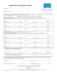 For website issues, contact the webmaster at ada_webmaster@greatwest.com. Great West Life Insurance Beneficiary Change Form Fill Online Printable Fillable Blank Pdffiller