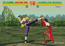 His mask can only be described as a fusion of a xenomorph skull and a mushroom, and he wields lightsabers. Tekken Im Klassik Test Ps Maniac De