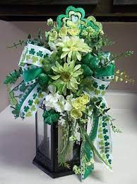 Lucky Charms Decorative St Patrick S Day Lantern Swag Tabletop Arrangement St Patrick S Day Decorations St Patricks Crafts St Patrick S Day Crafts