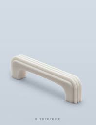 Corian Is The New White Fresh New Kitchen Cabinet Hardware By H Theophile This Handsome Wire Pull Bespoke Handles Grey Kitchen Cabinets New Kitchen Cabinets