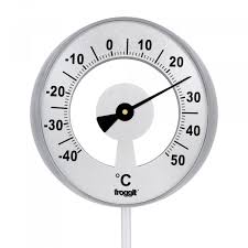 Universal temperaturanzeige für kfz, baumaschinen, schiffe, zweiradfahrzeuge, 12/24 volt. Froggit Wetterstationen Shop Froggit Xxl Gartenthermometer Mit Grosser Temperaturanzeige 117cm Hoch