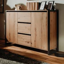 Im prinzip gibt es im wohnbereich keine stelle, an holz ist schließlich ein material, das auf umweltbedingungen wie etwa feuchtigkeit oder temperatur. Kommode Denver Artisan Eiche Anthrazit 120 X 88 Cm