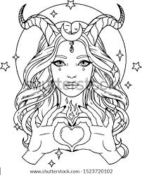 Funny cartoon devil coloring pages. Shutterstock Puzzlepix