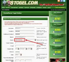 Pendaftaran Togel Online Cara Daftar Di Www 8togel Com Sg Hk Sydney Cambodia China Taiwan Dingdong 24d Dingdong 36d