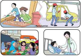 Selanjutnya bersama seluruh teman di kelas hitunglah jumlah jenis usaha yang sudah diidentifikasi. Pembelajaran 4 Tema 8 Subtema 1 Manusia Dan Lingkungan Mikirbae Com