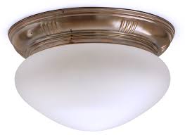 Free delivery on your first order shipped by amazon. Large Ceiling Light With Art Nouveau Style Brass Brackets Prag 40 Cm Casa Lumi