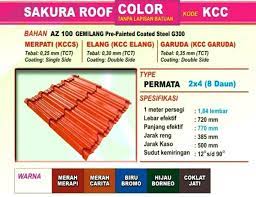 Kenapa banyak orang menggunakan genteng metal? Jual Genteng Metal Sakura Roof Elang Di Lapak Tanto Jaya Bukalapak
