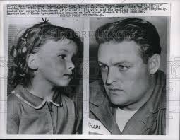 1957 Press Photo Army Specialist 2D/C Edward Sharp Arrested Beat Child  Lanette