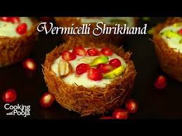 Vermicelli Shrikhand Recipe Indian Dessert Recipes Recipe In Hindi Sweets Recipe Ep 155 Youtub Shrikhand Recipe Indian Dessert Recipes Sweets Recipes