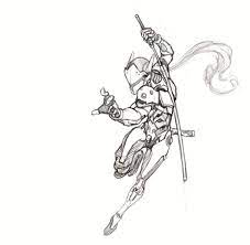 Genji (inks) by khilleus on deviantart. Sketch Genji Fanart By Caboisaine On Deviantart