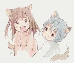 Image Result For The Wolf Children Drawings Les Enfants Loups Wolf Child Animaux Abstraits