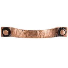 Copper Hammered Metal Pull Metal Hardware Diy Home Decoration Etsy Copper Cabinet Pulls Hardware Diy Copper Handles Kitchen