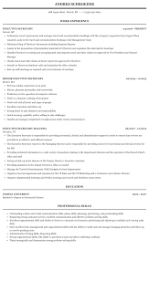 Consequently, there can be three possible resume formats for you to choose from: Executive Secretary Resume Sample Mintresume