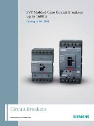 Configured using three auxiliary contactors. Circuit Breakers Industry Uk Siemens