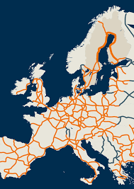 Norrbotniabanan är en 27 mil ny kustnära järnväg mellan umeå och luleå som gör det snabbare, säkrare och mer miljövänligt att resa och transportera gods i hela landet. Europa Norrbotniabanan