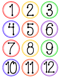 Home Flapjack Polka Dot Classroom Numbers Preschool Classroom Labels