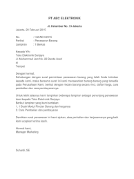 Contoh surat penawaran barang adalah surat yang dimaksudkan untuk menawarkan produk berupa barang atau jasa kepada perusahaan yang kemungkinan besar membutuhkan barang dan jasa tersebut. Contoh Surat Niaga