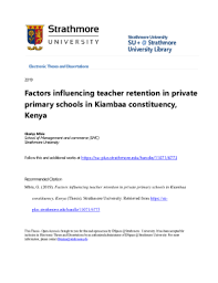 Kiambaa is a suburb in kenya and has an elevation of 1832 metres. Fillable Online Su Plus Strathmore Factors Influencing Employee Job Satisfaction In The Higher Fax Email Print Pdffiller