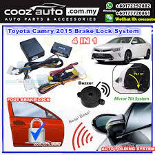 In this video i'll show you how to turn on /off the beep sound every time you lock or unlock your toyota with a key fob. Toyota Camry 2015 2017 A Mark 4 In 1 Foot Brake Lock Side Mirror Auto Fold Module Auto Tilt Reversing Alarm Buzzer
