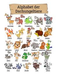 'german animal alphabet, tier abc' von paola zakimi bei artflakes.com als. German Jungle Animals Poster And Worksheets Dschungeltiere Von A Z