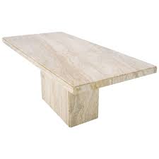 Travertine Dining Table 1stdibs Com Dining Table Marble Stone Dining Table Glass Dining Table Rectangular