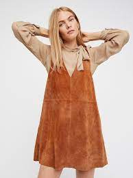 Retro Love Suede Mini Dress Overalls Fashion Fashion White Maxi Dress Boho