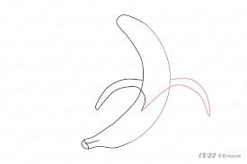 Wie Man Eine Banane In Stufen Zeichnet