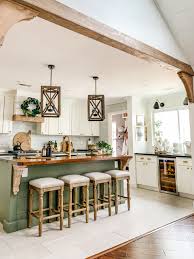 This digital photography of white kitchen with wood beam ceiling has dimension 1080 x 1432 pixels. Beautiful Diy Faux Wood Beam Room Divider Tutorial