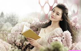 Wall murals and wallpaper murals of mujer joven leyendo un libro en otoño photographer @ merijar. Banco De Imagenes Hermosa Mujer Asiatica Leyendo Un Libro Wallpaper