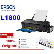 The epson l1800 is one of the most popular and affordable printers, build and easy to use. Epson L1800 A3 Photo 6 Colour Ink Tank Printer Shopee Malaysia