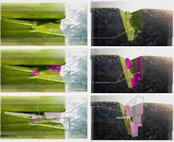 Cliff Landscape Study Landscape Architecture Drawing Study