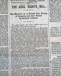 Image Result For Civil Rights Act Of 1866 Civil Rights Bill Civil Rights Slavery
