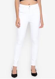 Moto White Jamie Jeans