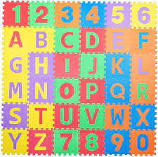 The babygo puzzle mats can be . Eva Puzzle Mat 36pcs Alphabet Numbers Hometrends Baby Kids