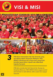 The united sarawak party (malay: Misi Dan Visi Parti Sarawak Psb For Change Now Facebook