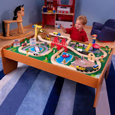 Kidkraft Ride Around Town Train Table And Set Train Table Wooden Train Set Train Set Table