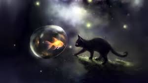 Cats Fish Deviantart Digital Art Artwork Apofiss 1920x1080 Wallpaper Art Hd Wallpaper Cat Art Cat Wallpaper Art Wallpaper