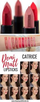 Erneut catrice, da ich auf die astor foundation mittlerweile mit unterlagerungen reagiere und sie mir zu pudrig matt auf meiner haut ist. Review Catrice Demi Matt Lipsticks Gerotete Haut Beste Make Up Produkte Haare Pflegen