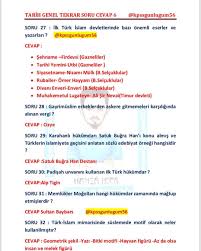 kpss20 kpssgunlugum56 guncel bilgiler kpss tarih kpssgunlugum56 guncel bilgiler egitim tarihi tarih ders calisma ipuclari