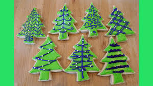 Marbling tips, icing recipe and tools used are on the blog. How To Decorate Christmas Tree Cookies 7 Ways With Jill Youtube