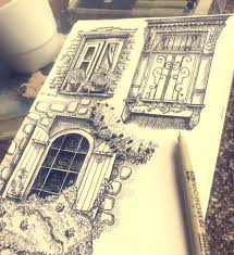 Stiftillustration Von Pritika Uppal Zeichnete Heute Ein Paar Fenster Zeichnen Skizzieren Illustration Zeichnen Skizzieren