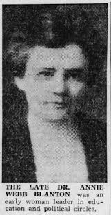 Annie Webb Blanton (1870-1945)