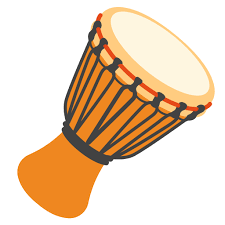 Long Drum Emoji Drum — a sign of a musical instrument from a 👪 family of the percussion group of instruments. long drum emoji