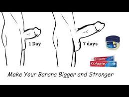 How To Make Your Banana Bigger Be A King In 3hours Permanent Solution Toothpaste Vaseline Youtube Vaseline Banana Make It Yourself